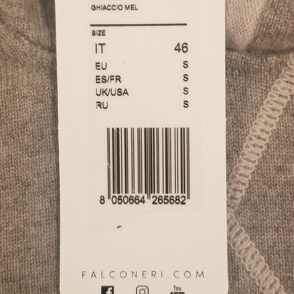 NWT Falconieri Cashmere hooded sweater - Picture 7 of 9